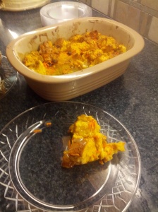 carrot bread pudding