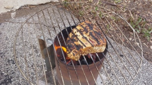 grilling second side